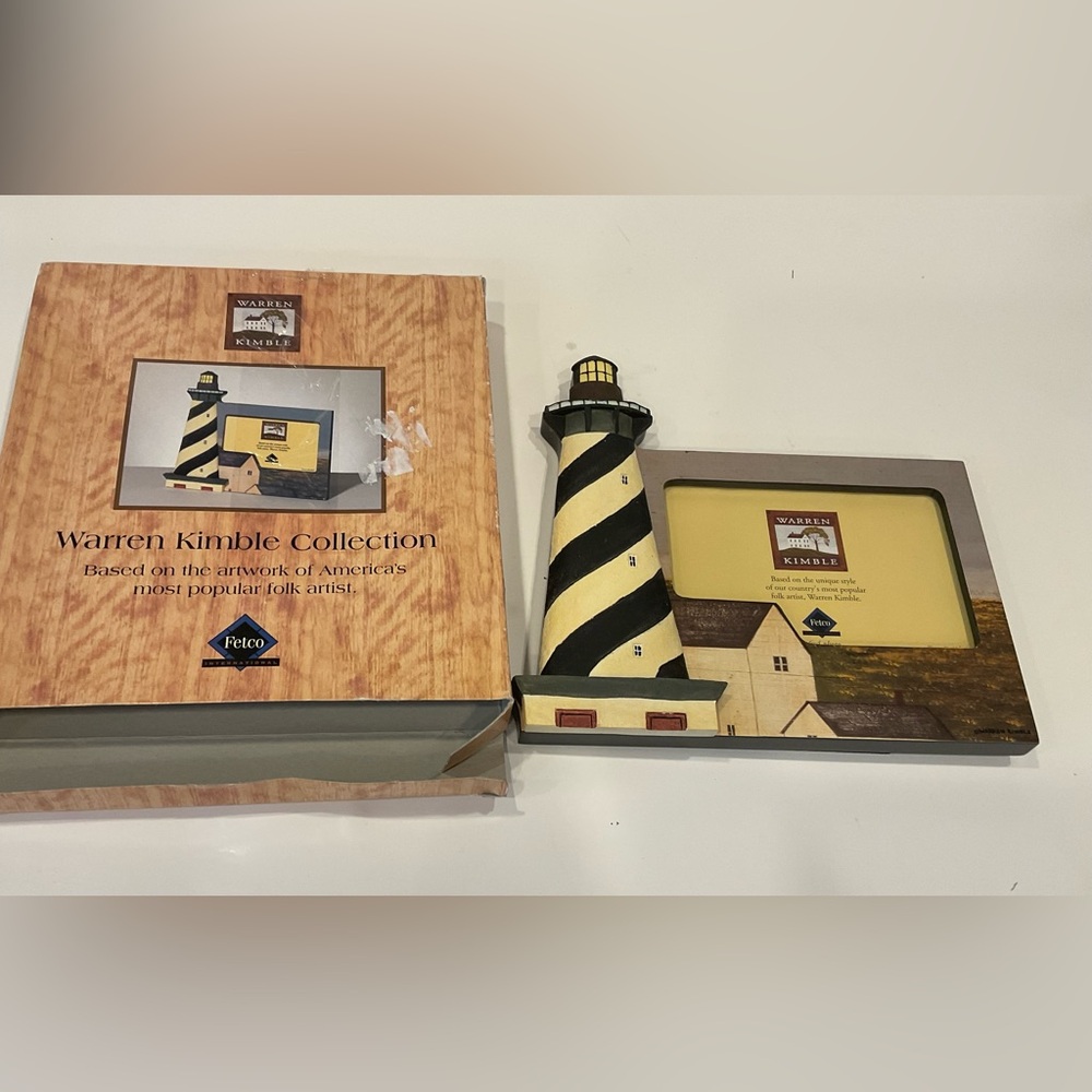 2 NEW IN BOX WARREN KIMBLE LIGHTHOUSE FRAMES in collab with FETCO.